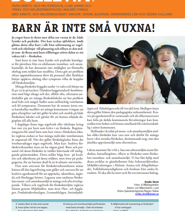 Bulletin 1 2014 front