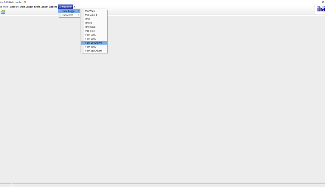 Dräger config datalogger